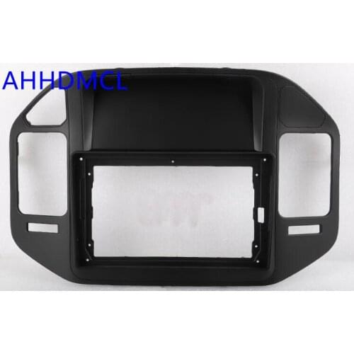 Car Fascias Navigation Fascia Dash Frame Kit For 9" Universal Android Multimedia Player For Mitsubishi Pajero V73 2011