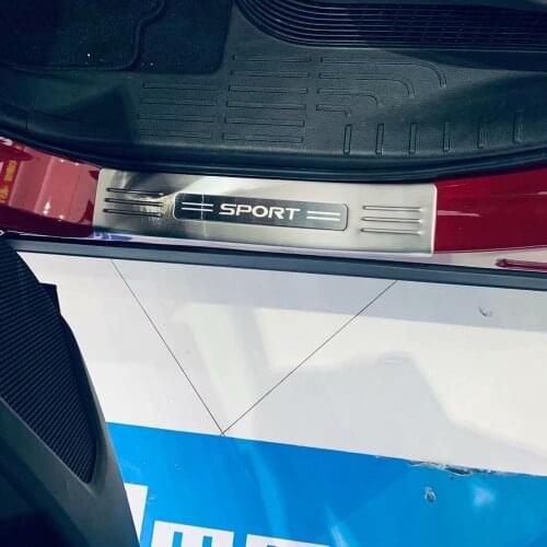 For Toyota Highlander 2021 2022 Stainless Steel Auto Accessories Styling Protector Scuff Plate Car Door Sill Pedal Trim Sticker