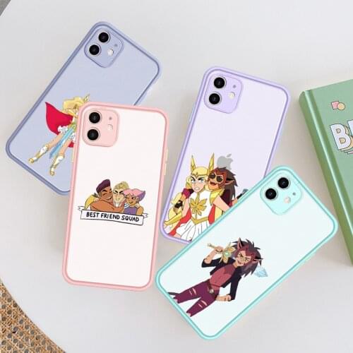 GYKZ She-Ra and the Princesses of Power Phone Case For iPhone XS MAX 11Pro SE 2020 7 XR X 8 6Plus Shockproof Soft Silicone Cover