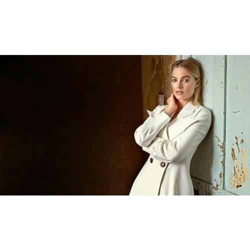 D0431 Margot Robbie Actor Star Silk Fabric Poster Art Decor Indoor Painting Gift