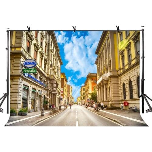 150x220cm Sunny Weather Backdrop Clear Street Backdrop Traveling Photography Background Studio Props