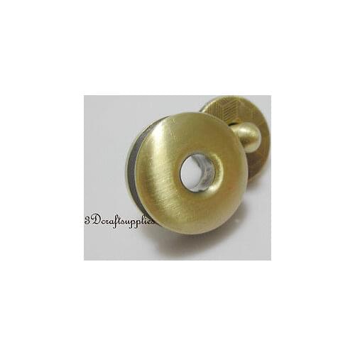 Magnetic Snaps bag button purse Magnetic Snap button 17mm anti brass F52