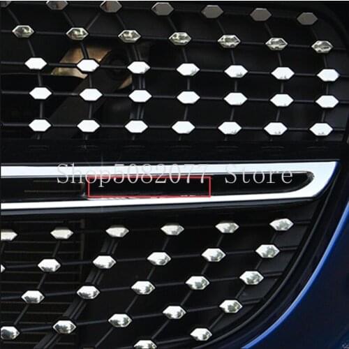 Small Grille Emblem Mounting Base with Letters Logo for Mercedes Benz AMG GT C E Starry Sky Car Styling Front Bars Decoration