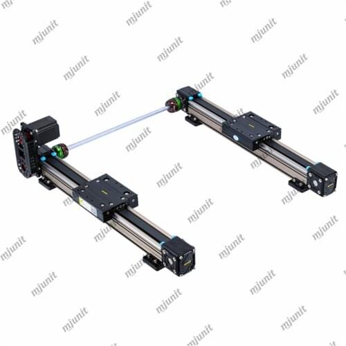 Mjunit XY gantry structure displacement/transmission /reciprocating linear slide guideway, single/multi axis belt drive linear