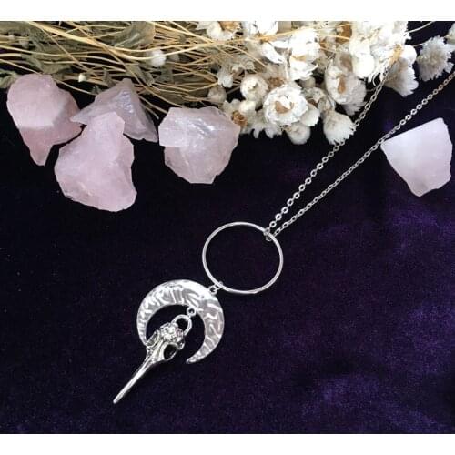 Morrigan Goddess Necklace/ Morrigan / Raven Queen Necklace. Pagan, Wicca, Witch, Goddess Jewelry