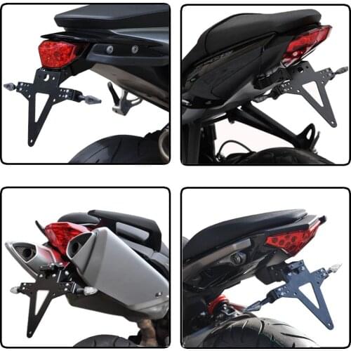 Motorcycle Tail Tidy Fender Eliminator License Plate Holder LED Light For KAWASAKI NINJA 250/300 NINJA 650/ ER-6N/ ER-6F
