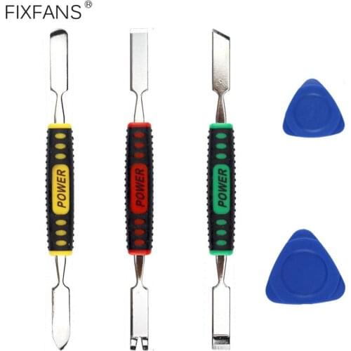 5 in 1 Mobile Phone Opening Tools Kit Metal Spudger Plastic Picks Pry Open Screen for iPhone iPad Tablet Laptop Repair Tool Set