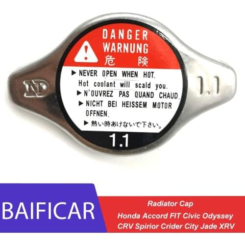 Baificar Brand New Genuine Water Tank Radiator Cap For Honda Accord FIT Civic Odyssey CRV Spirior Crider City Jade XRV