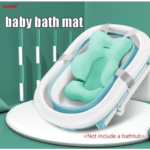2019 New Baby Shower Cushion Babies flower bath Air Bed NewBorn bathtub mat infant Portable Non-Slip Bathing Safety Seat Support