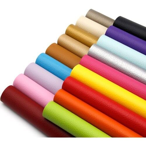 David accessories 20*33cm Solid Color Litchee Synthetic Leather Patchwork For Hair Bow Handbags Handmade Materials DIY,1Yc6412