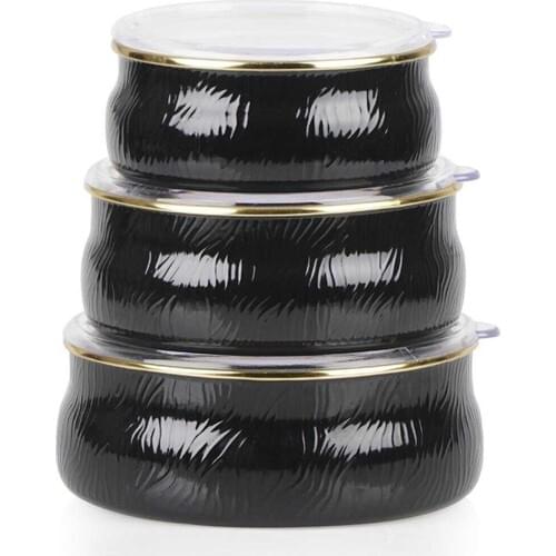 They Ac KITCHEN XAP-011580 Qualita Hüma pcs Set storage 14-16-18 black