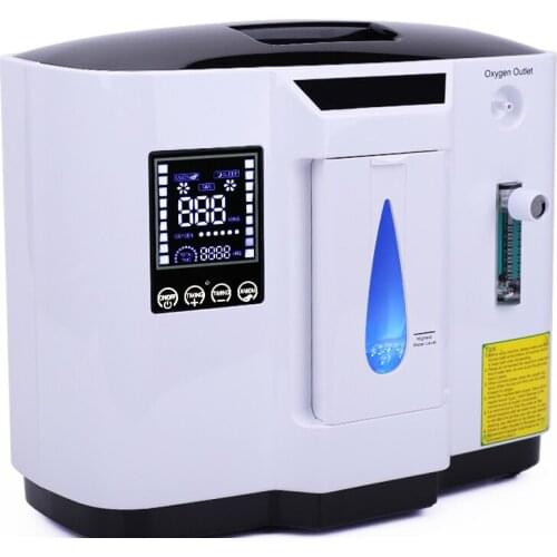 DE-1A 1-7L Oxygen Concentrator 110V/220V 120W Portable Household Oxygen Supply Machine Breathing Regulator for the Elderly