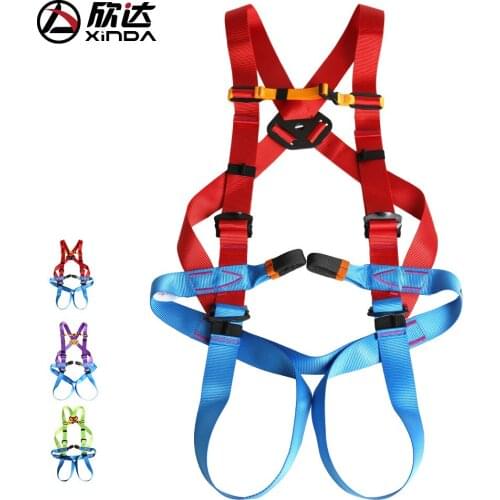 XINDA brand Harness Bust Seat Belt Outdoor Rock safety Climbing Harness Rappelling Equipment Harness Seat Belt with Carrying Bag