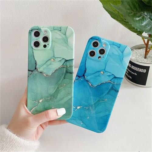 Moskado Luxury Glitter Marble Texture Phone Case For iPhone 11 Pro 12 Pro Max X XR XS Max 7 8 Plus SE 2020 Soft IMD Back Cover