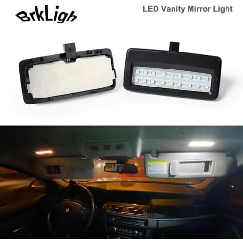 2Pcs No Error LED Vanity Mirror Lights For BMW F07 F10 F11 F18 F01 F02 F03 F04 5 7 Series Reading Lamps Car Accessories Styling