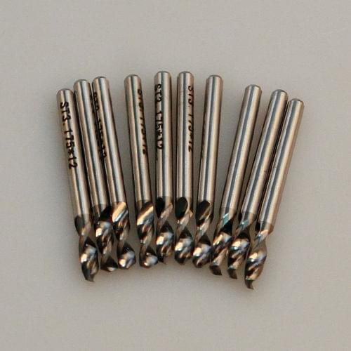 Fixmee 10X 1/8" Carbide CNC Router Bits two double Flute Tools bit 3.175mm brand new