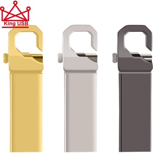 High Speed USB Flash Drive Metal Pen Drive 16GB 32GB 64GB 128GB keychain Pendrives Waterproof USB Stick 2.0 Memory Stick