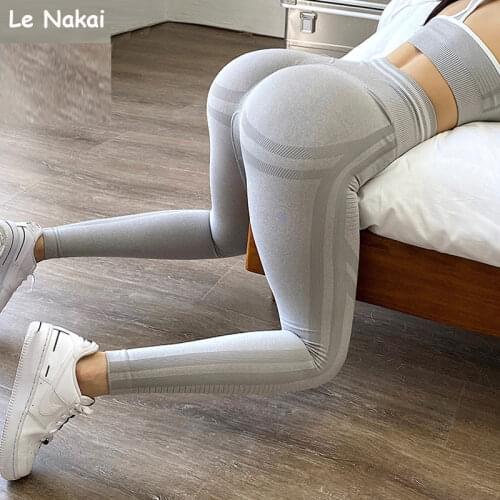 High waist yoga pants for women workout seamless leggings fitness sports tights push up gym legging active wear