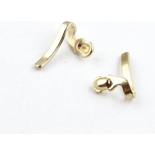 1pair Nose pad arm for eyeglass frame push on, pad arm for repairing glasses frame