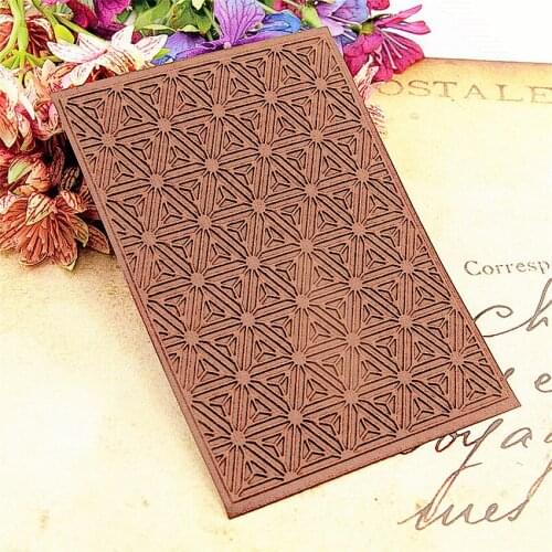 10.5x14.8cm pattern pattern folders Plastic bump Scrapbooking DIY Template Fondant indentation Cake Photo Album Card Make
