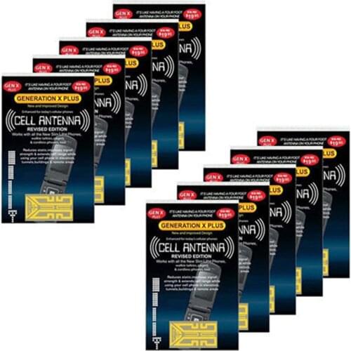 10 PCS Stickers Newest Model Circuit Board Cellphone Signal Booster For Cellphone/ Tablet PC/ Interphone/ Cordless Telephone