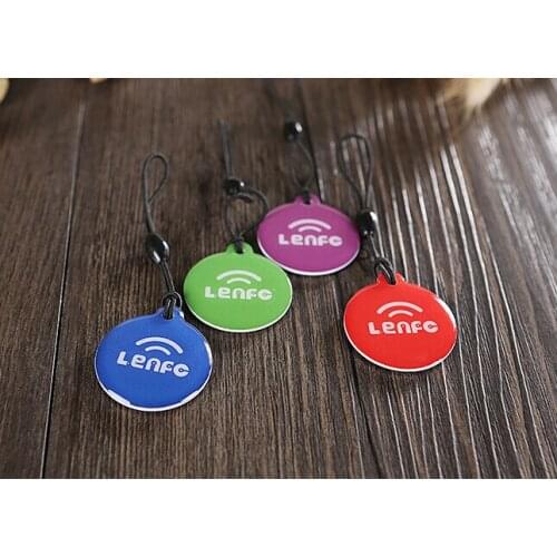 1000pcs 13.56Mhz Rfid crystal epoxy tags Smart Card Label FudanM1 Tags for the Access Control of the Android smart phone