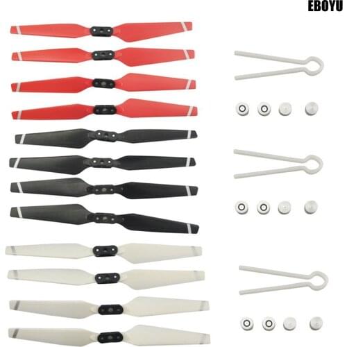 12pcs* Foldable Propellers for Hubsan H501S H501A H501C H501M H501SW H501S pro MJX B2C B2W Bugs 2 D80 F18 RC Quadcopter Drone