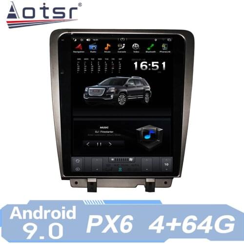 For Ford Mustang 2010 - 2014 Tesla Screen Android 9 Car Radio GPS Navigation Multimedia Player DSP CarPlay Central Multimidia