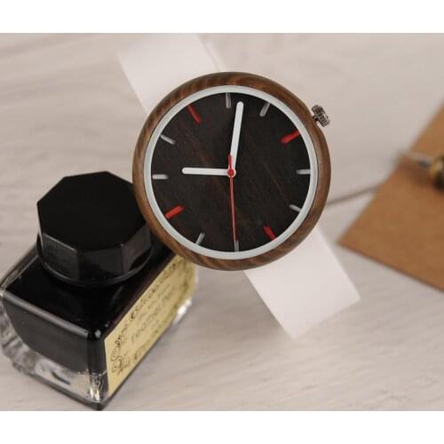 BOBO BIRD Wood Fashion Women Watches Quartz Wristwatch Female Silicone Strap Writwatches Stylish Lady Watch for Women Gifts