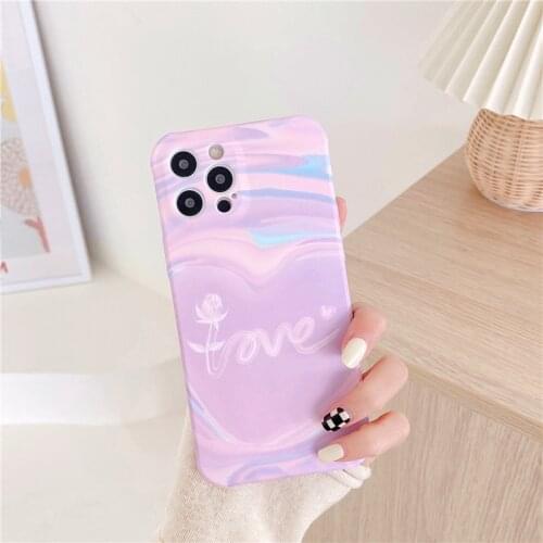 Retro Kawaii rose dream Love art Japanese Phone Case For iPhone 11 12 Pro Max Xs Max XR XS 7 8 Plus X 7Plus case Cute Soft Cover
