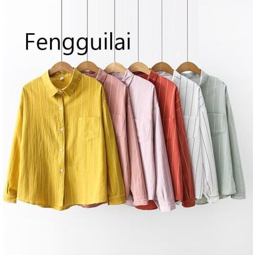 Блузки в полоску Fengguilai China At AliExpress