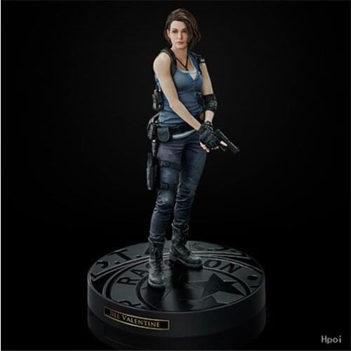 Biohazard Game Statue Jill Valentine Leon Scott Kennedy PVC Action Figures toy Adult Collection Model Doll Children Gifts