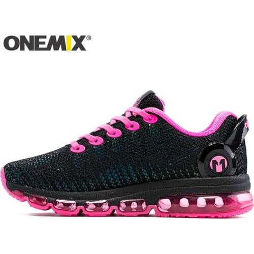 ONEMIX Running Shoes For Boy Girl Air Mesh Full Plam Air Cushion Max Athletic Trainers Sports Outdoor Shoes Walking Sneakers