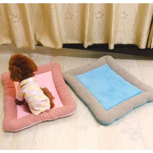 Pet Dog Ice Pad Cooling Mat Bed Summer Cat Puppy Keep Cool Accessories Teddy Chihuahua Accessories Dog Supplies Pet Tent Hammock