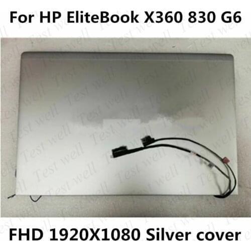 Original 13.3'' For HP EliteBook X360 830 G6 lcd screen assembly Replacement FHD LED Touch screen 2 in 1 Notebook LCD Screen