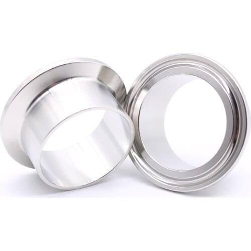 Sanitary Connector O.D 57 - 89mm stainless steel Quick Flange Clamp Connector Welding end Food grade Quick connector