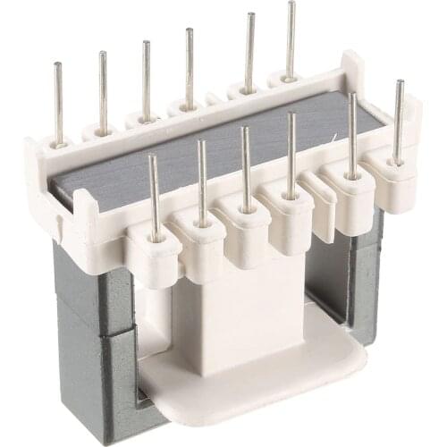 Uxcell 2 Sets EE35 6 with 6pin Transformer Bobbin PC40 Ferrite Core Vertical 4 Ferrite Halves and 2 Bobbin