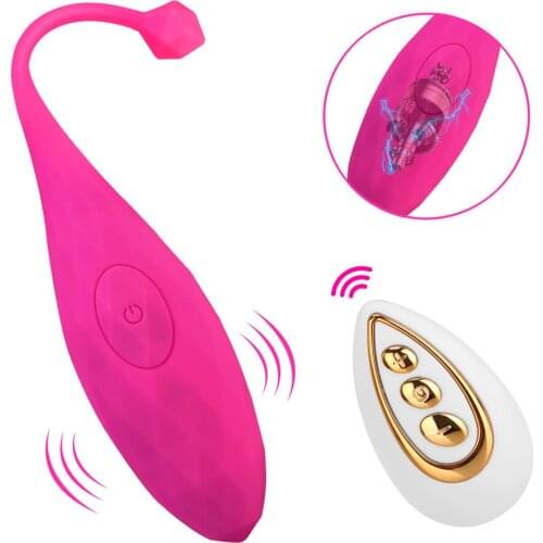 Silicone 10 Mode Vagina G-spot Pussy Massager Wireless Remote Control Women Vibrator Vibrating Egg