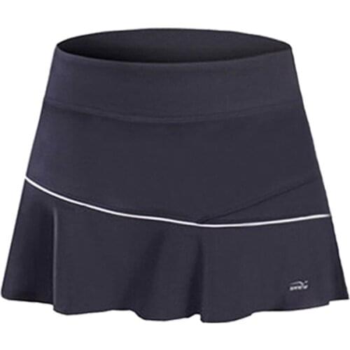 Sports Tennis Skirt Women Summer Sport Skirts Badminton Tennis Skort Underwear Has A Double Lining with Safety Shorts
