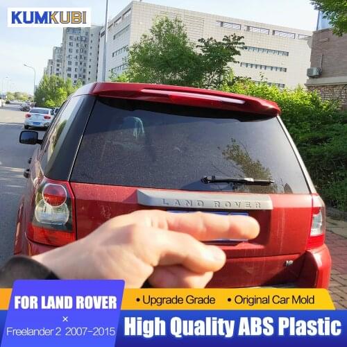 For Land Rover Freelander 2 Black Spoiler 2007-2015 High Quality ABS Plastic Rear Roof Spoiler Trunk Wing Boot Cover Accessories