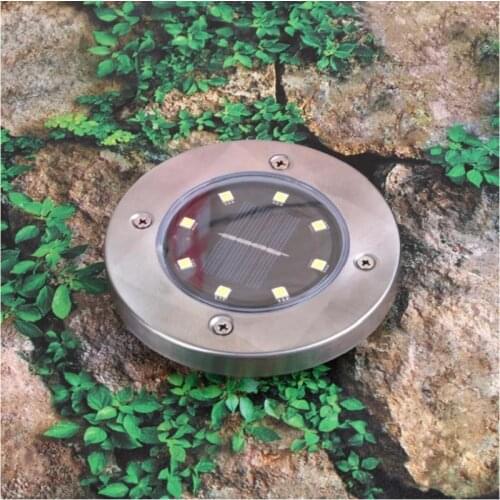 Solar LED Lawn Light Outdoor Lighting Ground Light Waterproof Buried Light Garden Landscape Lighting Channel