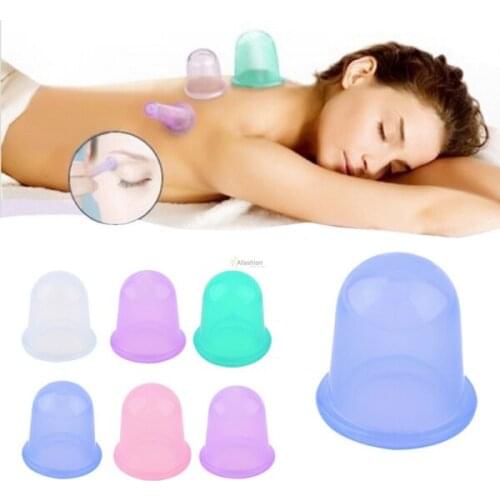 1pc Body Relax Vacuum Silicone Massage Cups Cupping for Muscle Soreness Pain Relief Antistress personal health care massager