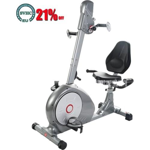 Indoor Cycling Bikes Horizontal Exercise Car Home Muffler Bikes And Feet With The Elderly Fitness Equipment 8602R Load 100kg