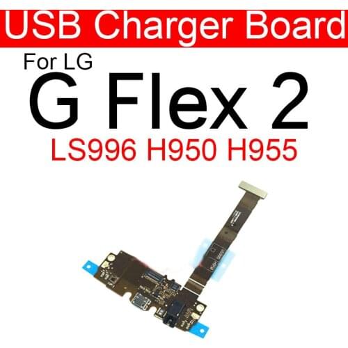 Charger USB Charging Jack Dock Port Connector Board Flex Cable For LG G Flex 2 LS996 H950 H955 Replacement Part