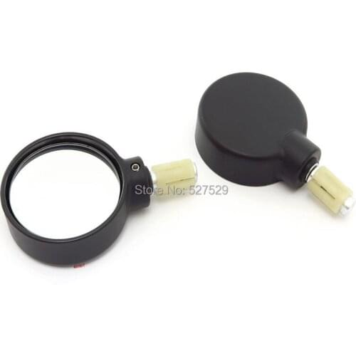 2PCS Motorcycle Rearview Mirror Motorbike rear view Bar End Mirrors Round Convex Mirror 7/8" For Kawasaki Ninja ZX1400 ZX-14