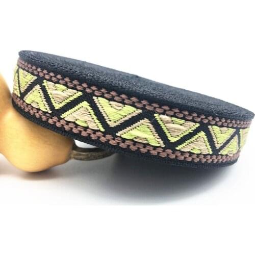 10Yards 18mm 3/4" Polyester Single Face Jacquard Ribbon Scrapbook Supplies Gifts Wrapping Materials Geometric Woven Ribbon