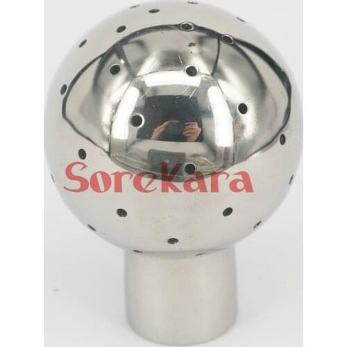 1/2" BSP Female Thread 304 Stainless Steel Sanitary Thread Fix Spray Ball Tank Cleaning Ball