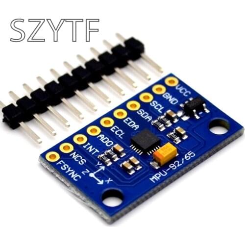 1pcs SPI/IIC GY-9250 MPU 9250 MPU-9250 9-Axis Attitude +Gyro+Accelerator+Magnetometer Sensor Module MPU9250