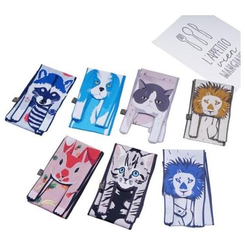 11X116cm New Design Scarves 3D Print Animals Shape Cat Tiger Scarf Women Bags Wrap Around Winter scarf Women Childrens Scarves