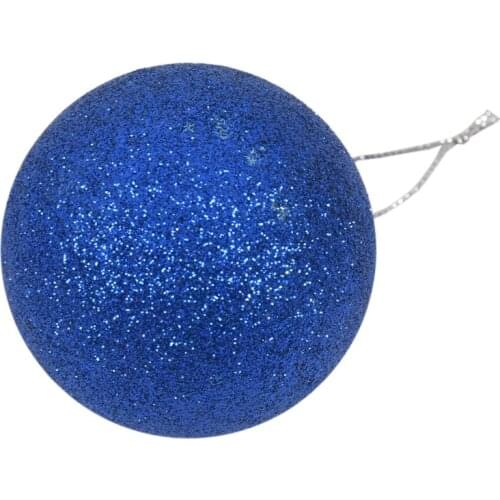 24pcs Xmas Decorative 6cm New Year Christmas Tree Decorations Christmas Balls for Home Decor(Royal Blue)